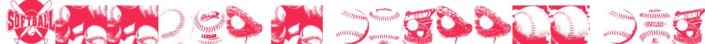Jessica's Softball Font